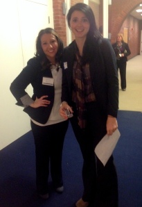 Keri and Kelly excited to meet some new contacts!